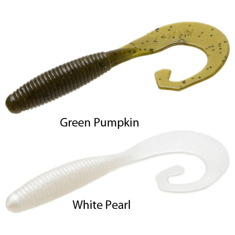 Купить Zoom bait 11059025 Мягкий приманка Tab Tail Grub 101 mm Green Pumpkin 7ft.ru в интернет магазине Семь Футов