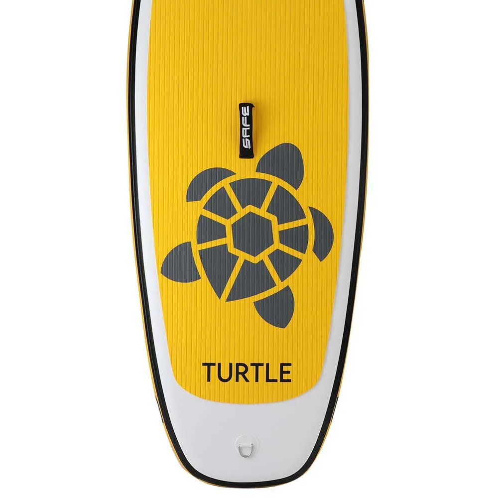 Купить Safe waterman hc100.020 Надувной комплект для падлбординга Turtle Fly 7´5´´ White / Yellow 132x56x35 226.1 cm 7ft.ru в интернет магазине Семь Футов