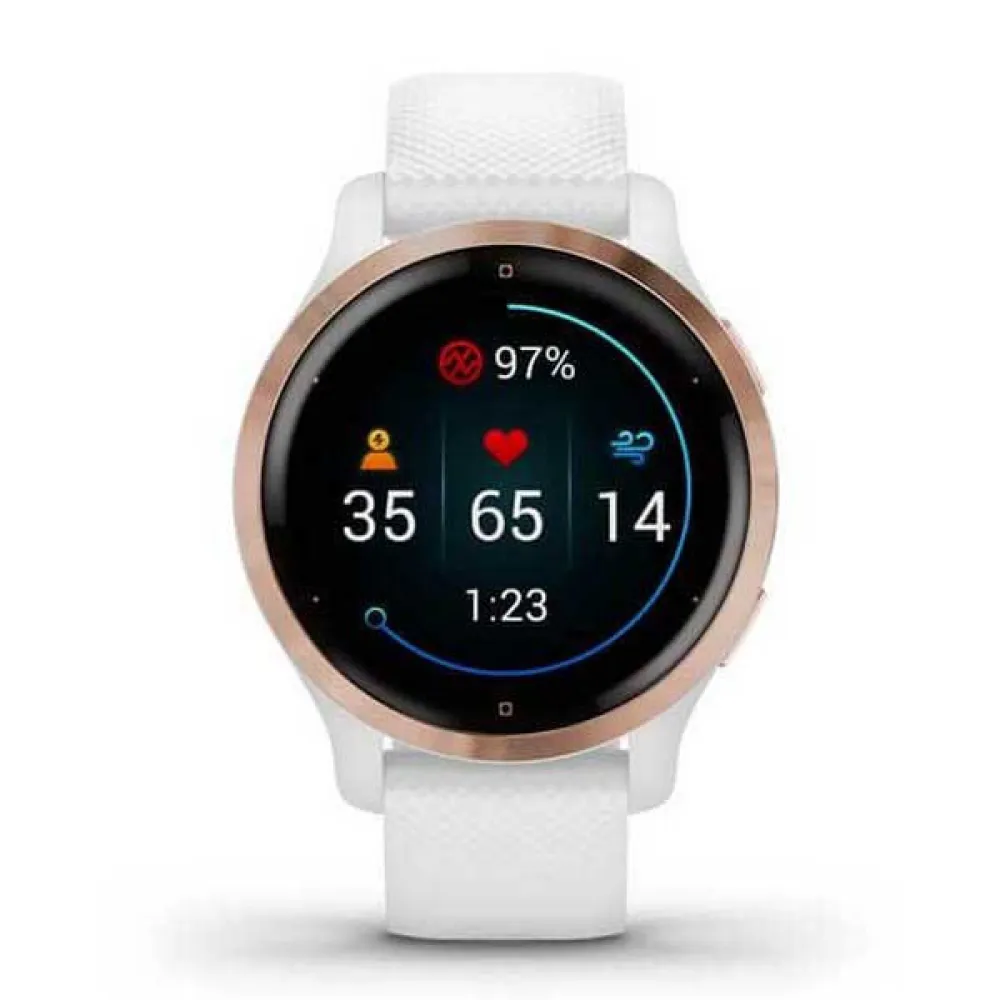 Купить Garmin R-12965229-010-02429-13 Часы Venu 2S отремонтированы Белая White / Rose Gold 7ft.ru в интернет магазине Семь Футов