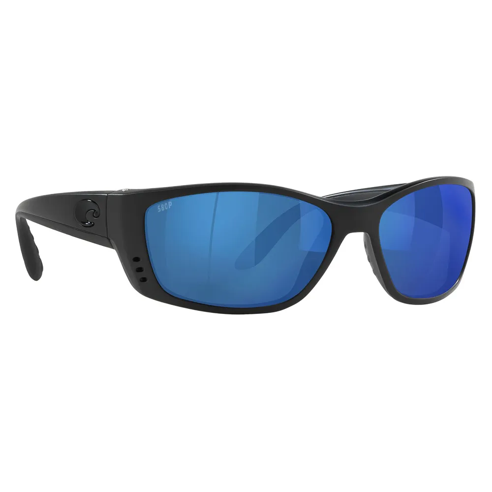 Купить Costa 06S7003-00030464 Fisch Readers Polarized Sunglasses  11 Matte Black 8 Blue Mirror 580P C-Mate +2.00/CAT3 7ft.ru в интернет магазине Семь Футов