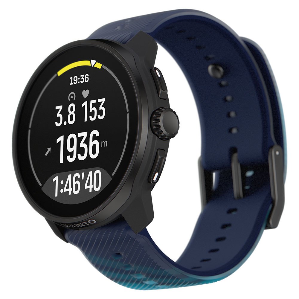 Купить Suunto SS051034000 Часы Race S UTMB World Series Голубой  All Black / Navy Blue 7ft.ru в интернет магазине Семь Футов