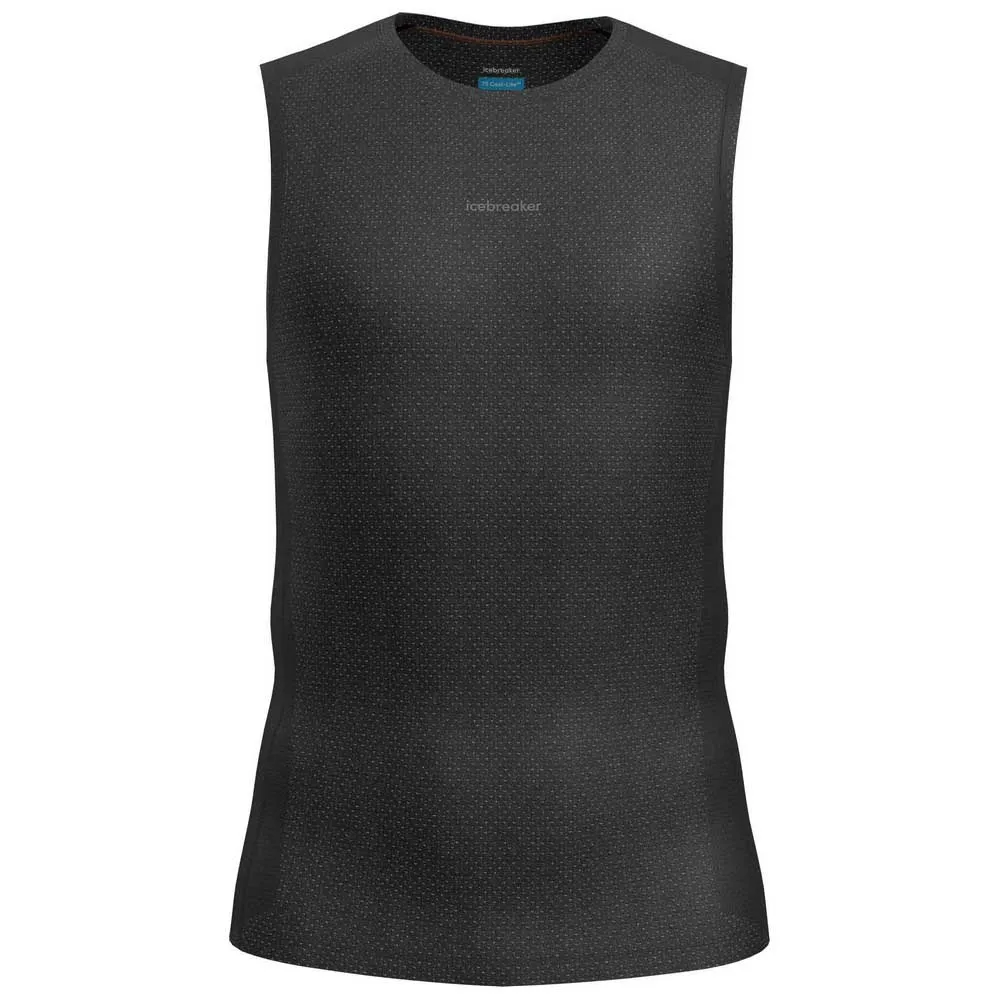 Купить Icebreaker 0a571e001/xl базовый слой без рукавов Merino Blend 75 Cool-Lite™ Featherlight™ Black 30x25x2 7ft.ru в интернет магазине Семь Футов