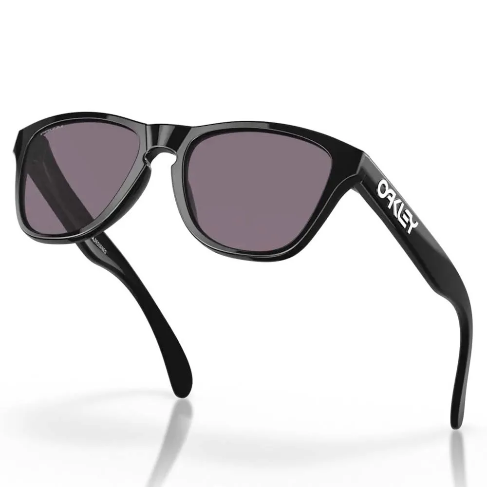 Купить Oakley oj9009-0148 Солнцезащитные очки Frogskins XXS Prizm Polished Black 25x12x10 Prizm Grey/CAT3 7ft.ru в интернет магазине Семь Футов