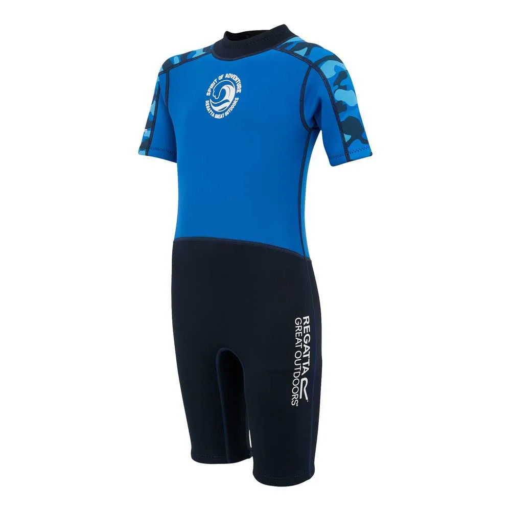 Купить Regatta rkm044-b4k-9-10yrs Неопреновый гидрокостюм мокрого типа RKM044 Blue Camo / Olympic Blue 30x25x5 9-10 Years 7ft.ru в интернет магазине Семь Футов