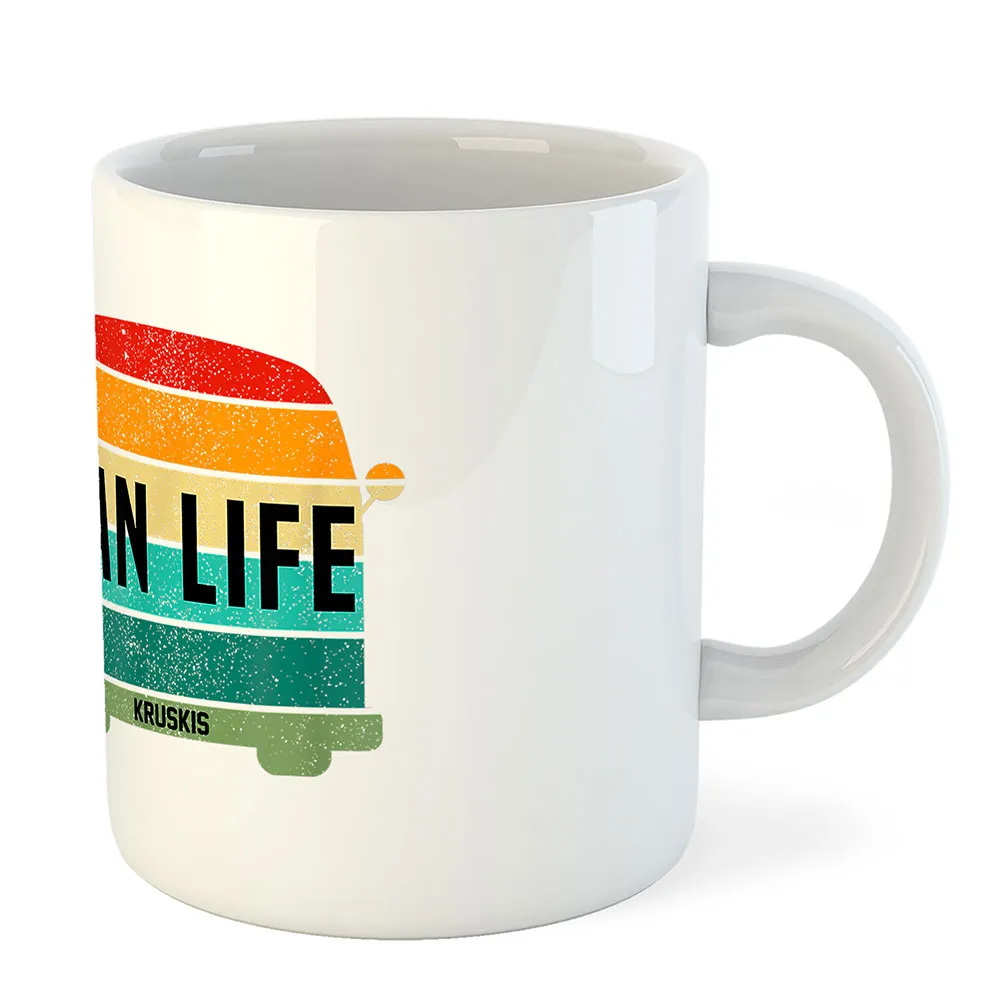 Купить Kruskis 42611C382 Кружка Van Life 325ml  White 7ft.ru в интернет магазине Семь Футов