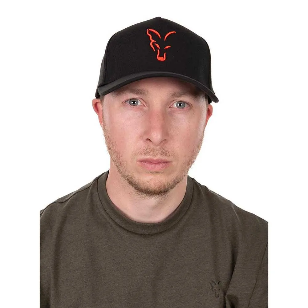 Купить Fox international chh032 Кепка Baseball Collection Black / Orange 15x10x5 7ft.ru в интернет магазине Семь Футов
