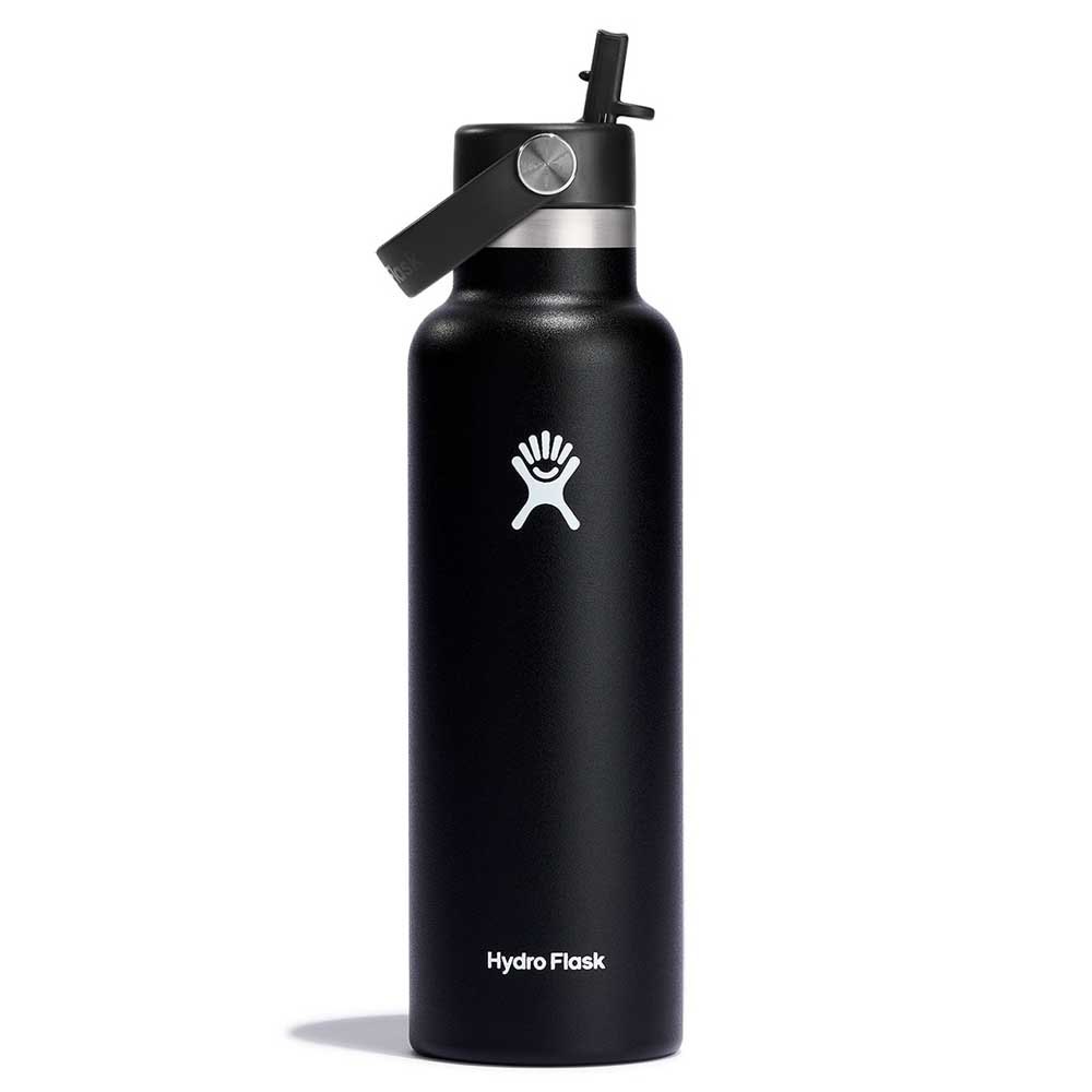 Купить Hydro flask S21FS001 622ml Стандарт гибкий Солома Крышка Термо Черный Black 7ft.ru в интернет магазине Семь Футов