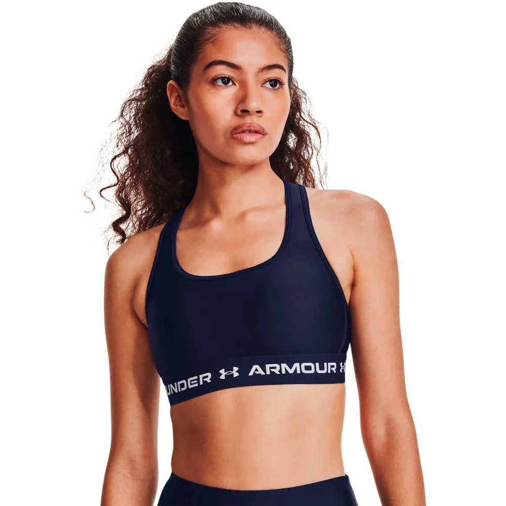 Купить Under armour 1361034-410-xxl Спортивный бюстгальтер средней поддержки Crossback Midnight Navy / Midnight Navy / White 15x15x5 2XL 7ft.ru в интернет магазине Семь Футов