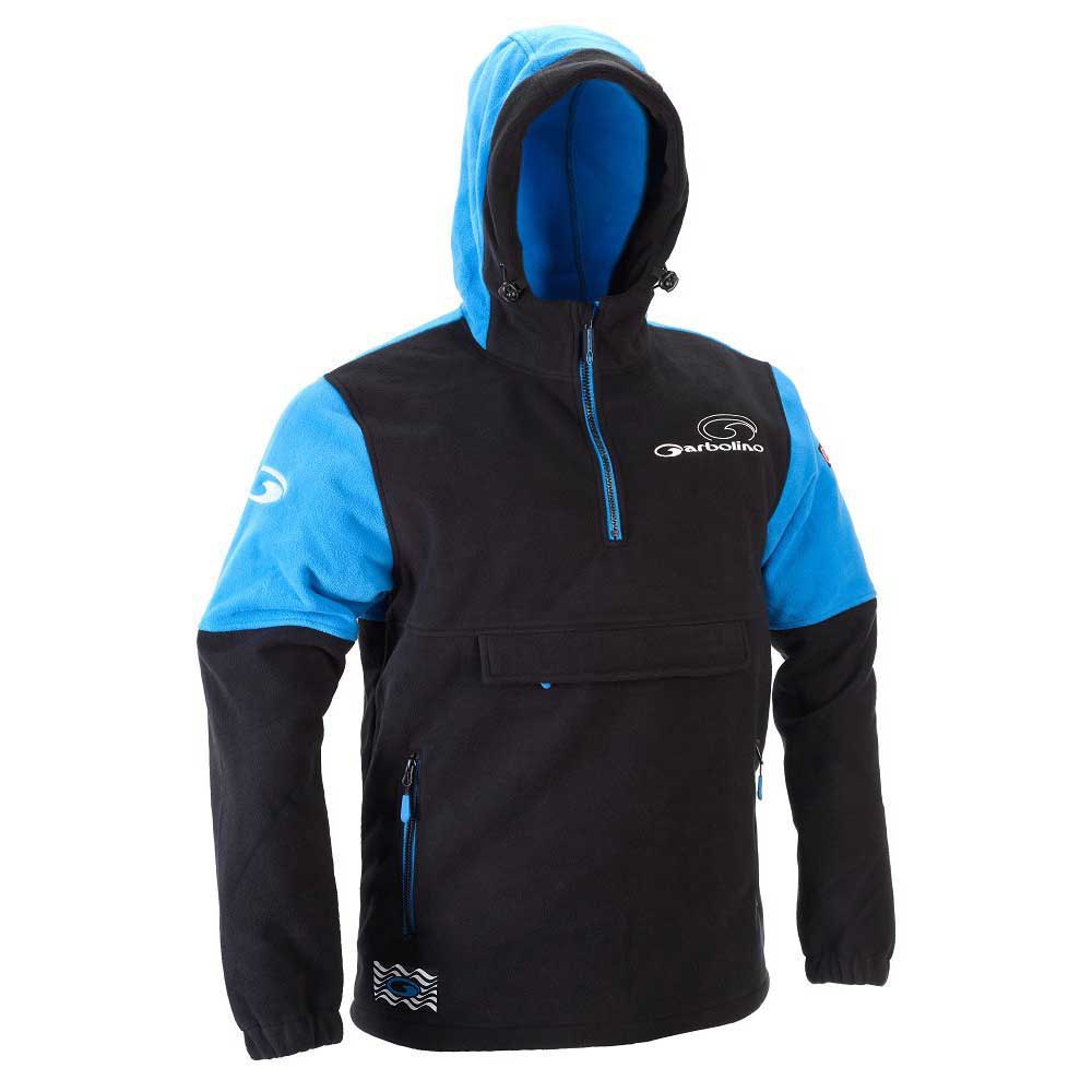 Купить Garbolino GOMCJ2456-M Флисовая кофта с полумолнией Match Windproof Черный Black / Blue M 7ft.ru в интернет магазине Семь Футов