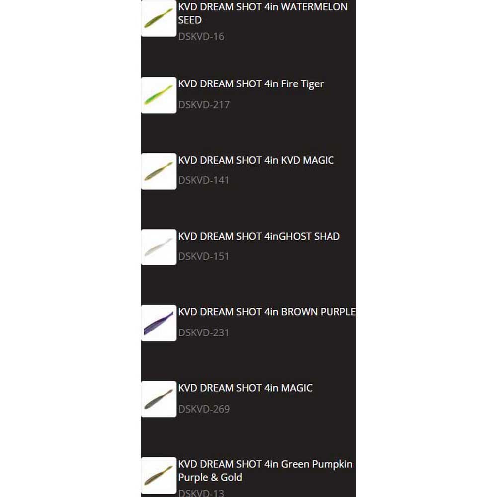 Купить Strike king DSKVD-217-UNIT Мягкая Приманка KVD Dream Shot 114.3 Mm Многоцветный Fire Tiger 7ft.ru в интернет магазине Семь Футов