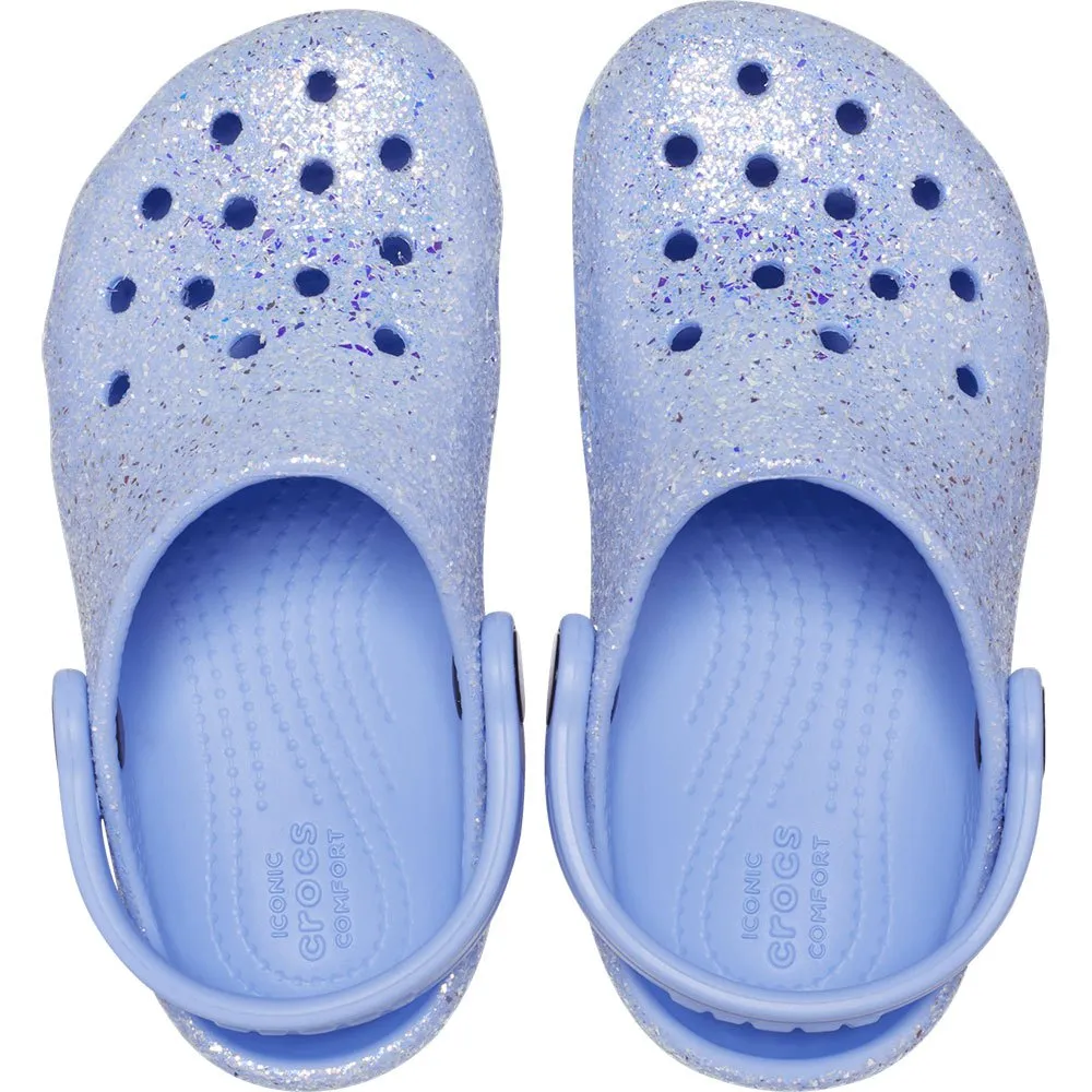 Купить Crocs 206992-5q6-c10 Деревянные башмаки Classic Glitter Moon Jelly 35x25x15 EU 27 7ft.ru в интернет магазине Семь Футов