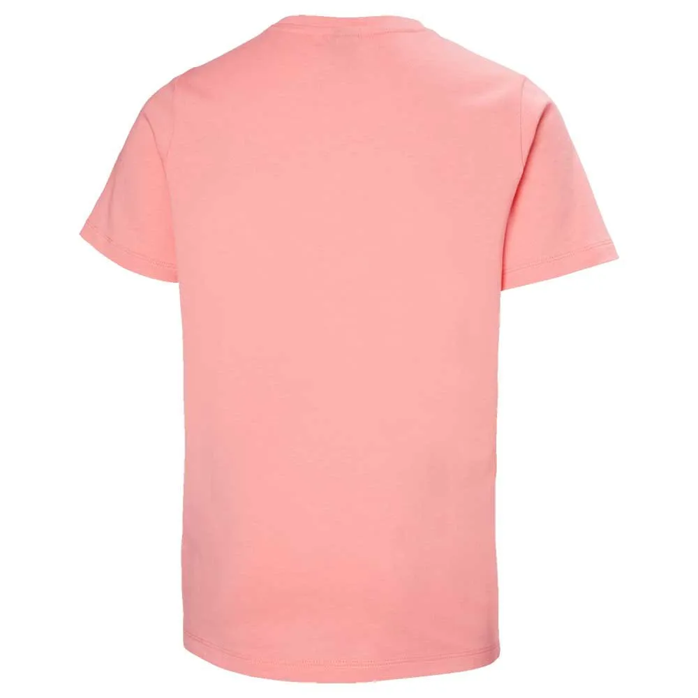Купить Helly hansen 41709_066-16 Футболка с коротким рукавом Junior Logo Coral Almond 22x13x5 15-16 Years 7ft.ru в интернет магазине Семь Футов