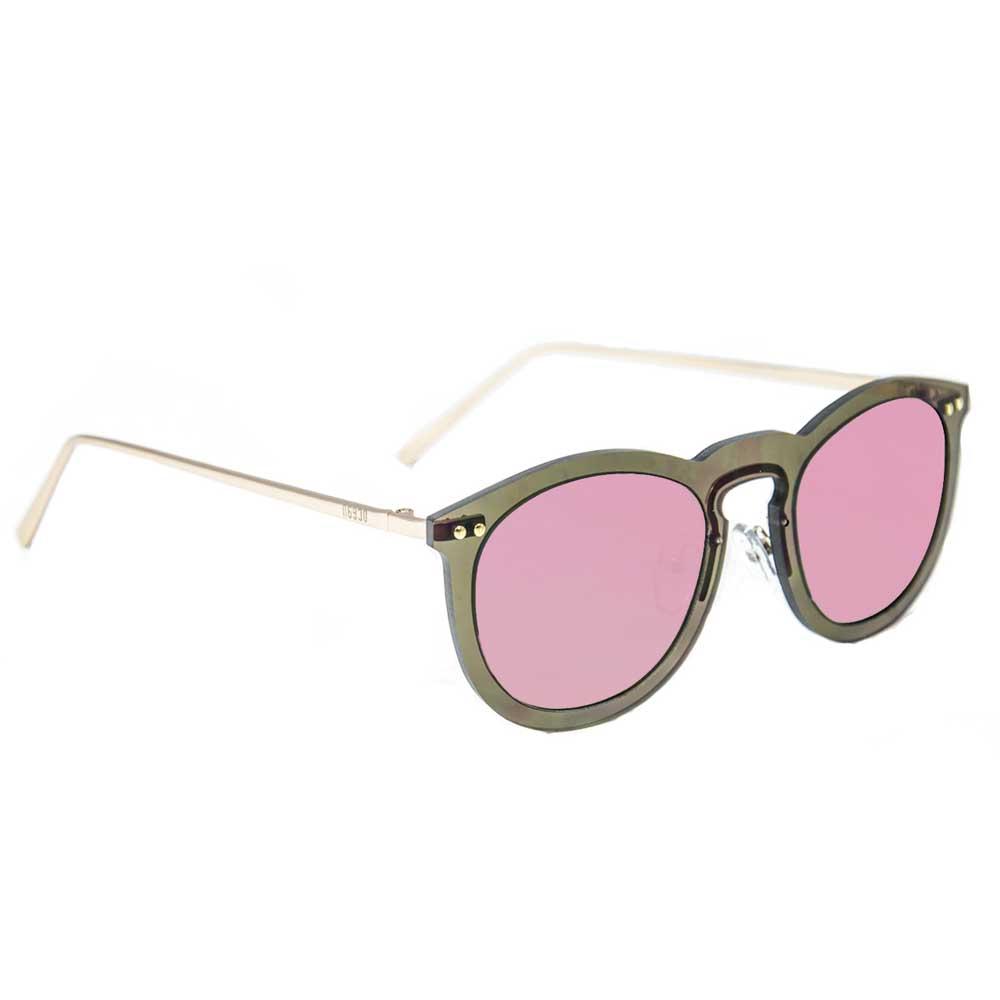 Купить Ocean sunglasses 20.26 поляризованные солнцезащитные очки Berlin Pink Transparent Brown / Metal Gold Temple/CAT2 7ft.ru в интернет магазине Семь Футов