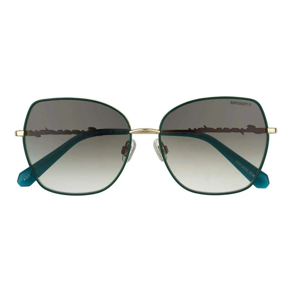 Купить Superdry 995062-20-3044 Солнцезащитные очки Sds-5033-007 Green / Gold Green grad/CAT2 7ft.ru в интернет магазине Семь Футов