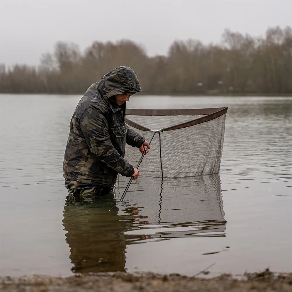 Купить Avid carp A0610019 Садок Pro-Tect 2 sections  Black / Green 2.43 m 7ft.ru в интернет магазине Семь Футов