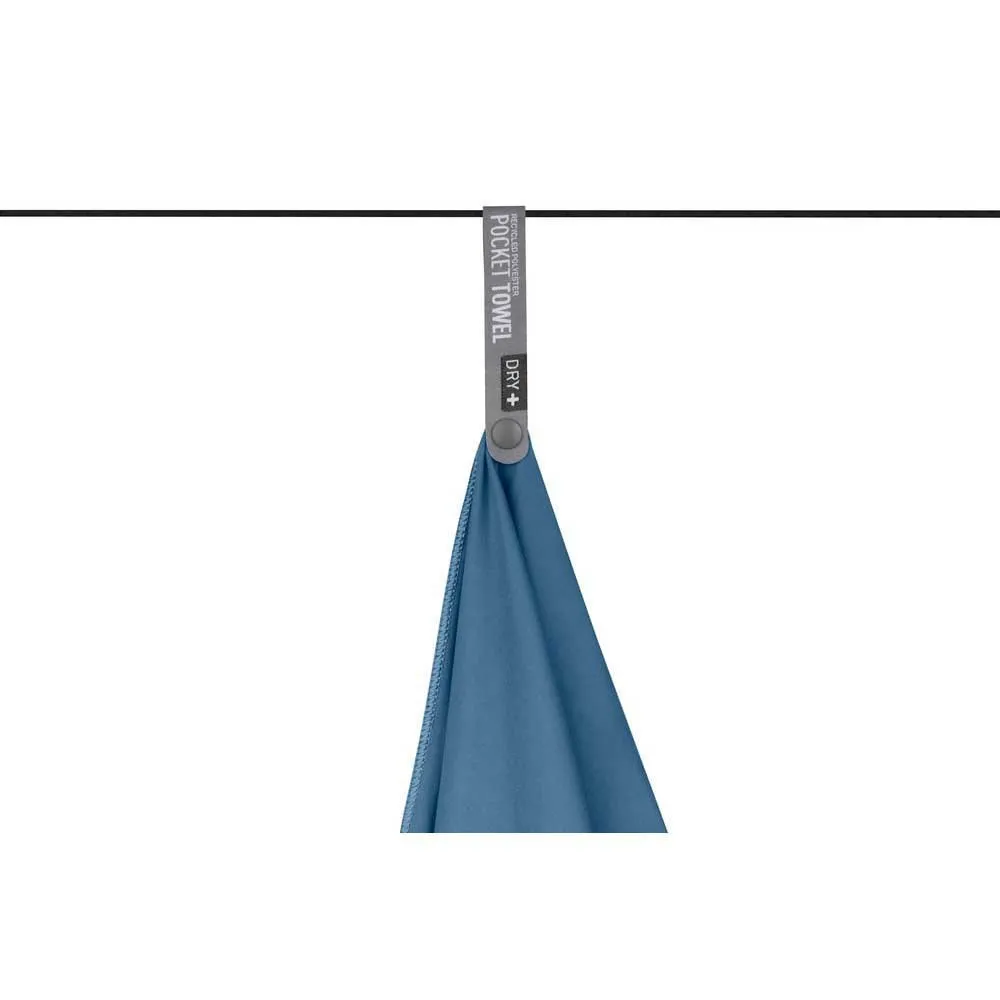 Купить Sea to summit ACP071051-050210 полотенце Pocket M Голубой Navy Blue 100 x 50 cm 7ft.ru в интернет магазине Семь Футов