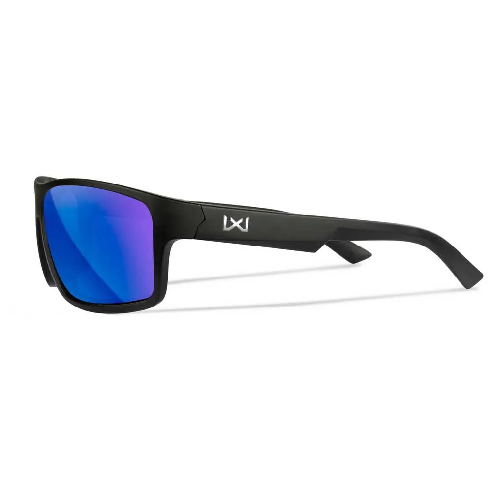 Купить Wiley x acpea19xl поляризованные солнцезащитные очки Peak XL Blue Mirror / Matte Black 20x10x10 7ft.ru в интернет магазине Семь Футов