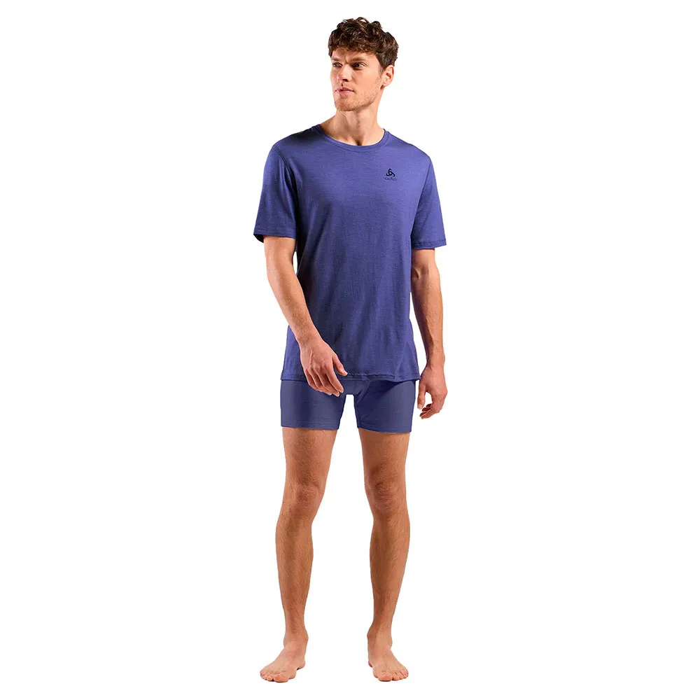 Купить Odlo 112062-21119-L Базовый слой с коротким рукавом Merino 160 Skipper Blue L 7ft.ru в интернет магазине Семь Футов