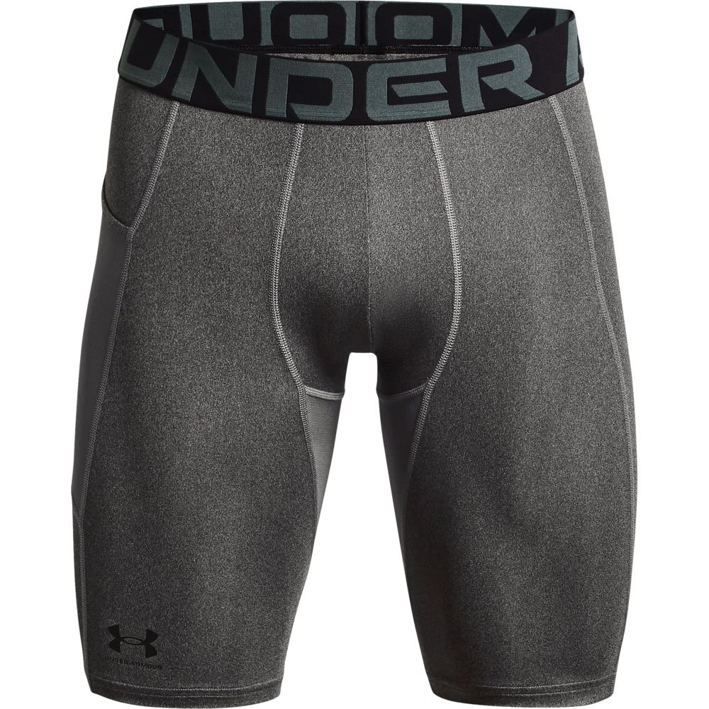 Купить Under armour 1361602-090-SM Компрессионные шорты HeatGear Серый Carbon Heather / Black S 7ft.ru в интернет магазине Семь Футов