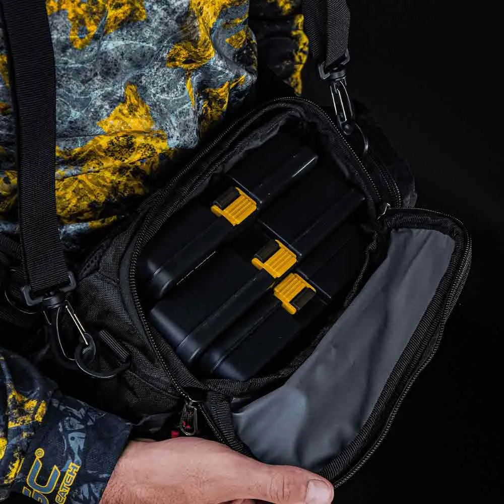 Купить Golden catch 7139041 Сумка для рыболовных снастей Hip Black / Grey 40x30x25 30 x 15 x 19 cm 7ft.ru в интернет магазине Семь Футов