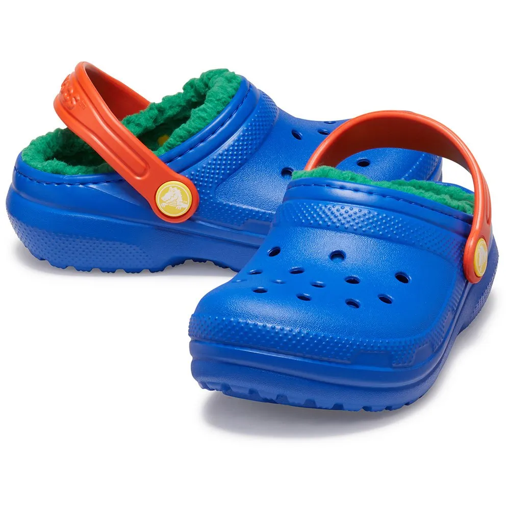 Купить Crocs 207009-4lb-c8 Деревянные башмаки Classic Lined Blue Bolt / Multi 35x25x15 EU 24 7ft.ru в интернет магазине Семь Футов