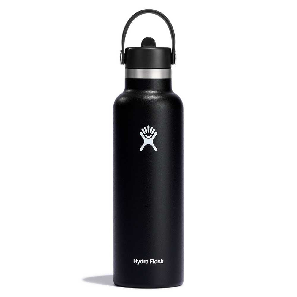 Купить Hydro flask S21FS001 622ml Стандарт гибкий Солома Крышка Термо Черный Black 7ft.ru в интернет магазине Семь Футов