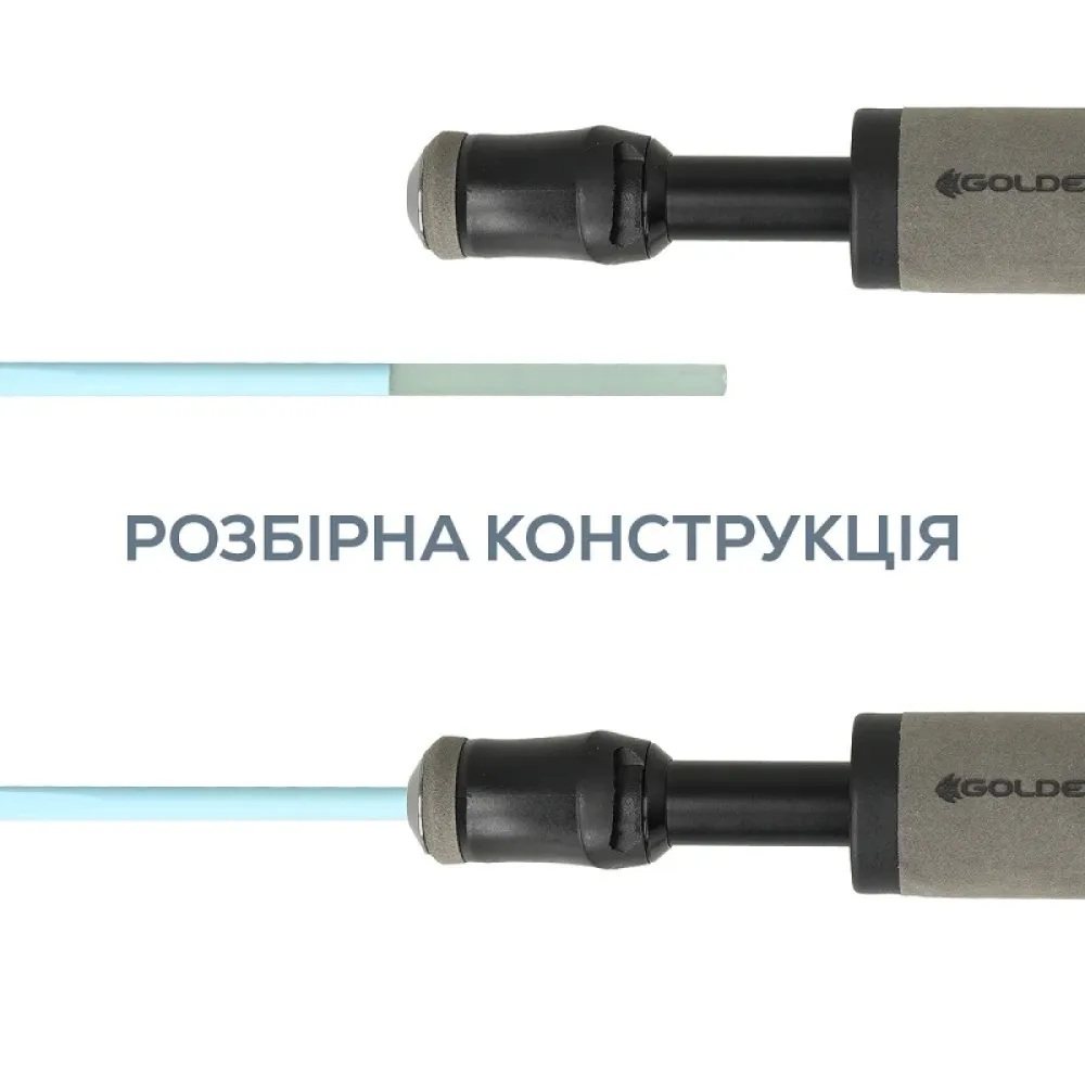 Купить Golden catch 2539010 Зимняя удочка N-Ice Crystal Jig Glass White 62x10x10 0.6 m 7ft.ru в интернет магазине Семь Футов