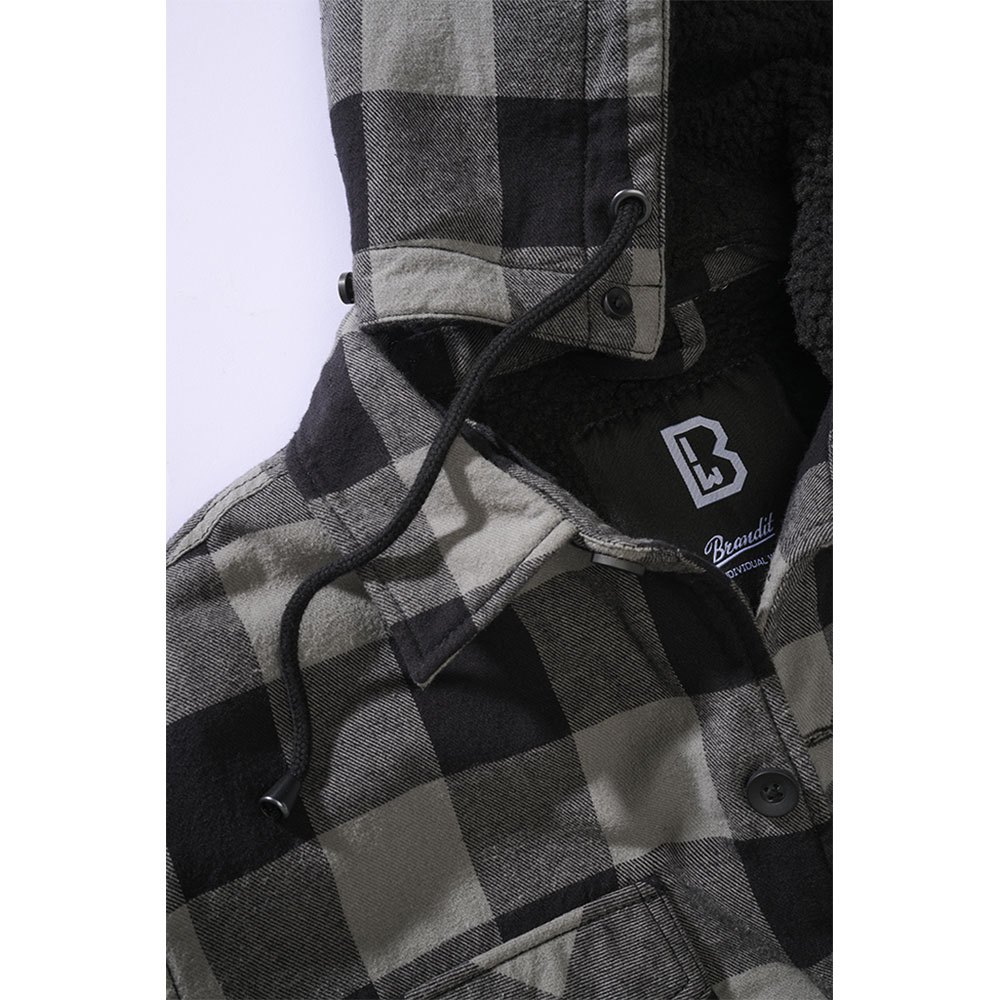 Купить Brandit 3172-221-5XL Куртка Lumberjack Черный  Black / Charcoal 5XL 7ft.ru в интернет магазине Семь Футов