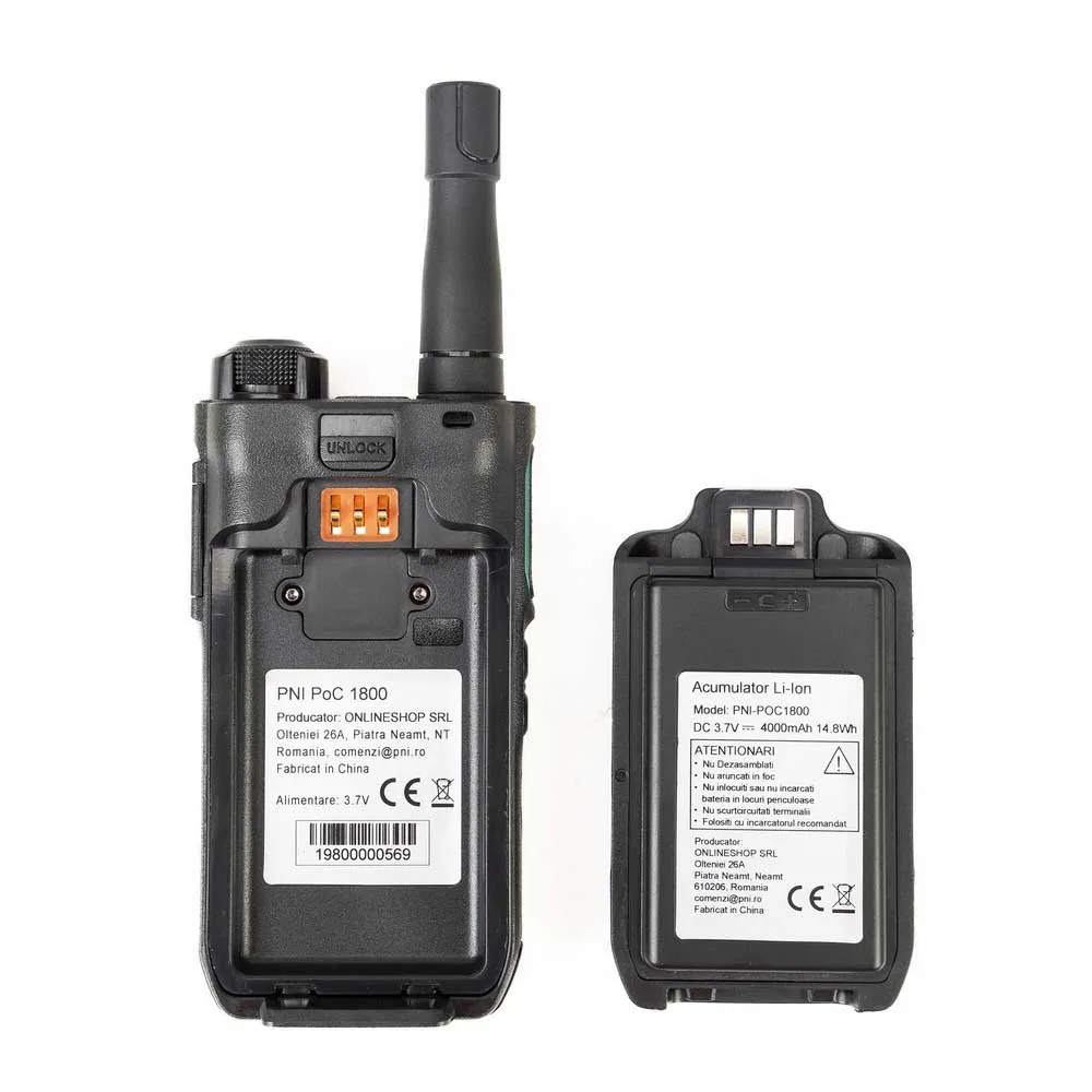 Купить PNI pni-poc1800 портативная радиостанция PoC 1800 GSM 4G LTE Black 15x22x8 7ft.ru в интернет магазине Семь Футов