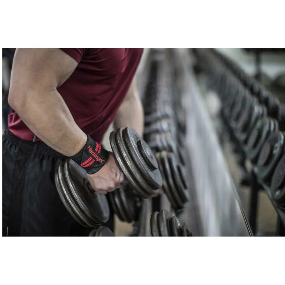 Купить Harbinger 360548-redlinewristwrap Напульсник Red Line Black / Red 15x10x8 7ft.ru в интернет магазине Семь Футов