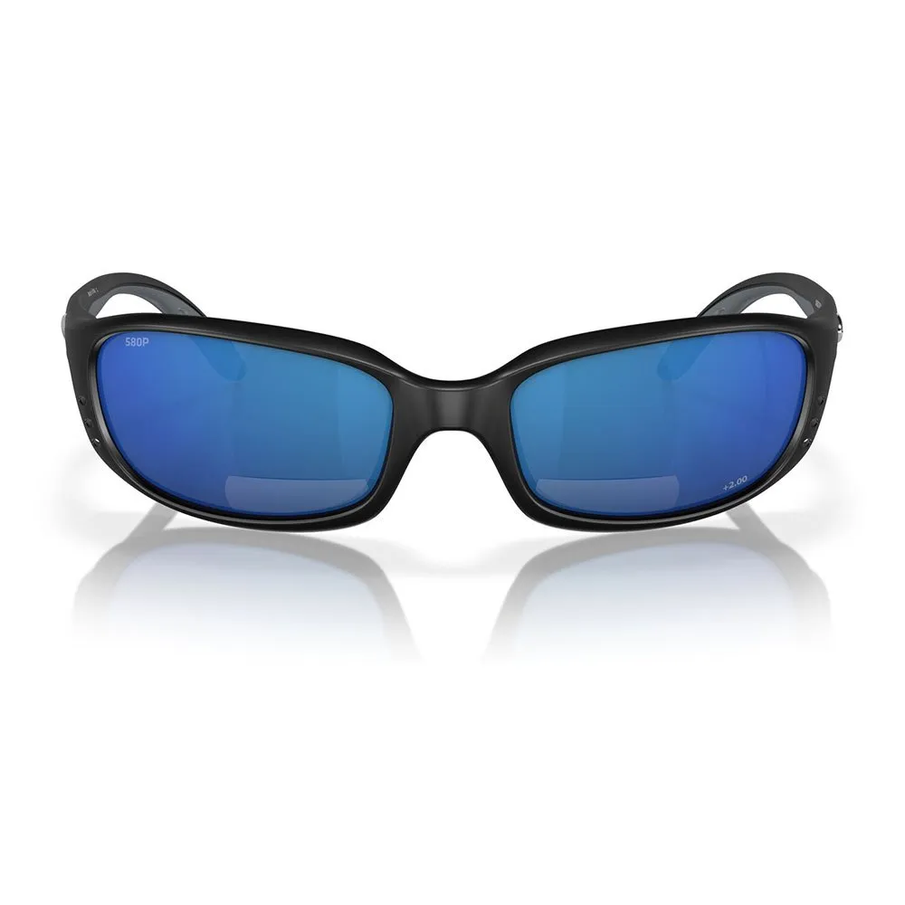 Купить Costa 06S7001-00030459 Brine Readers Поляризованные Очки 11 Matte Black 2 Blue Mirror 580P C-Mate +2.00/CAT3 7ft.ru в интернет магазине Семь Футов