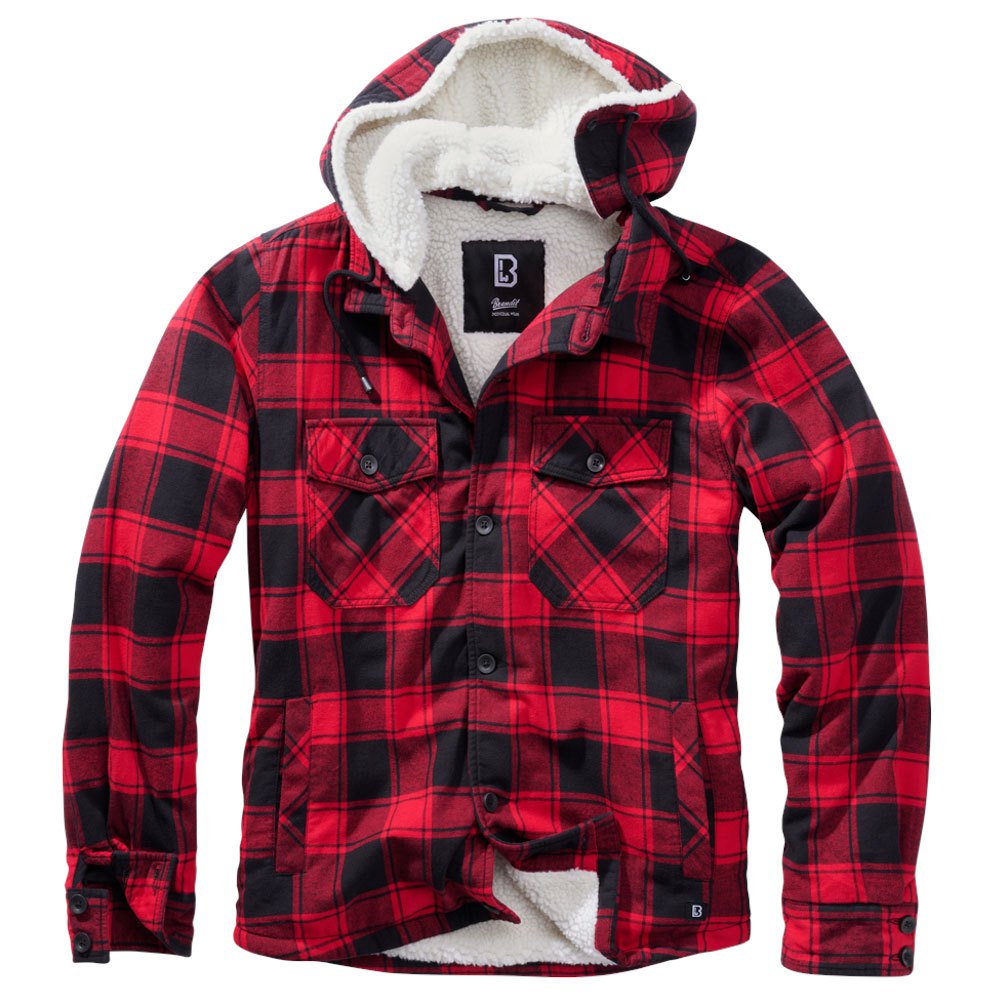 Купить Brandit 3172-41-S Куртка Lumberjack Красный  Red / Black S 7ft.ru в интернет магазине Семь Футов