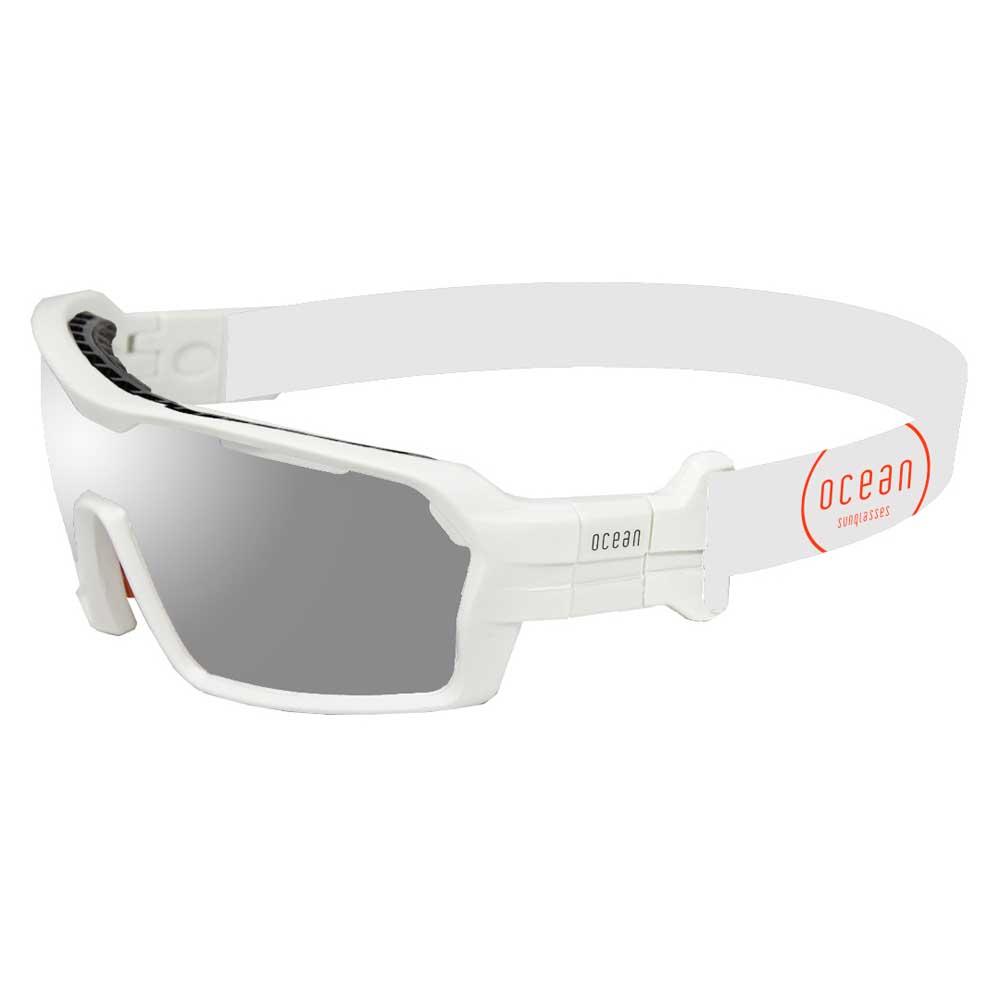 Купить Ocean sunglasses 3700.6X поляризованные солнцезащитные очки Chameleon Matte White White Strap/CAT3 7ft.ru в интернет магазине Семь Футов