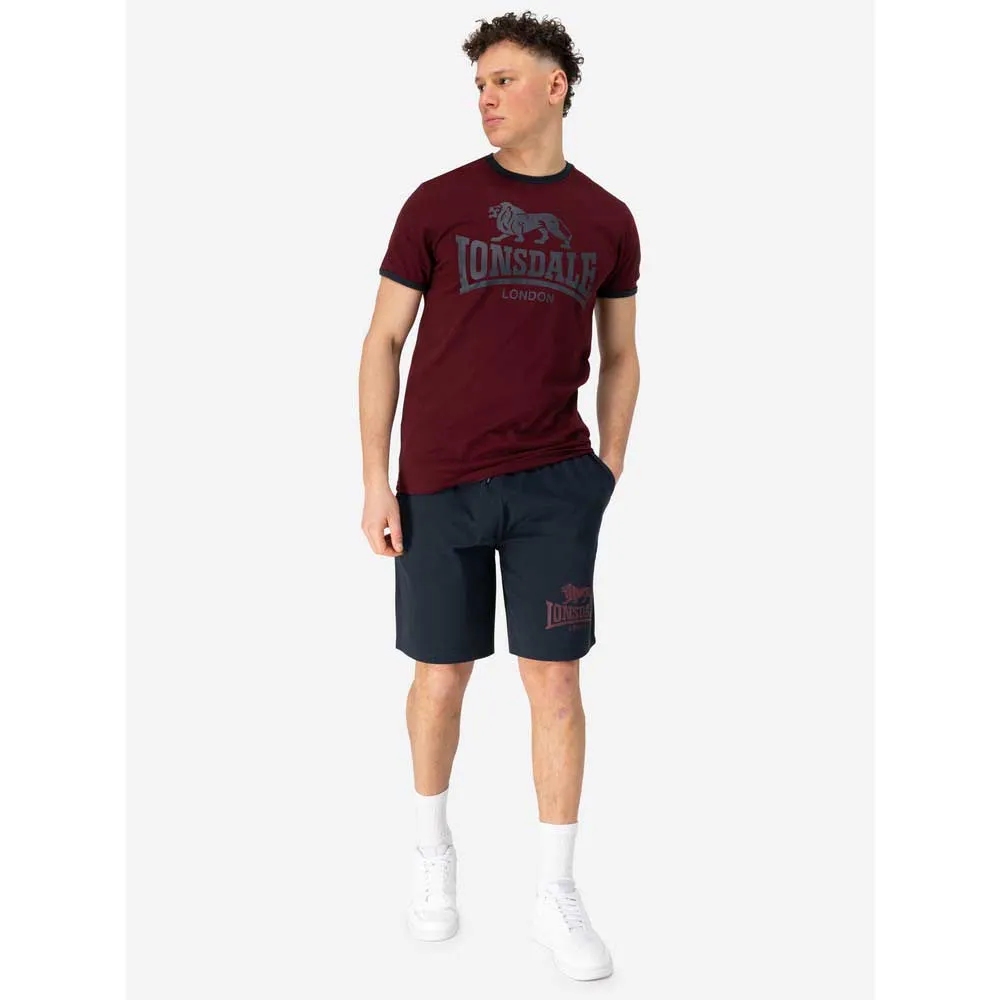 Купить Lonsdale 117794-2015-s комплект с коротким рукавом Maist Oxblood / Dark Navy 25x15x10 7ft.ru в интернет магазине Семь Футов