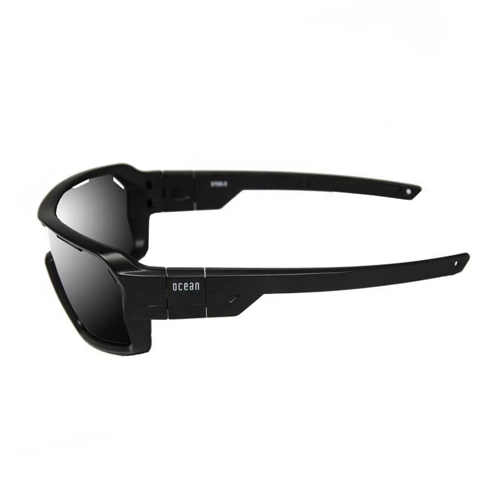 Купить Ocean sunglasses 3700.0X поляризованные солнцезащитные очки Chameleon Черный Matte Black Black Strap/CAT3 7ft.ru в интернет магазине Семь Футов