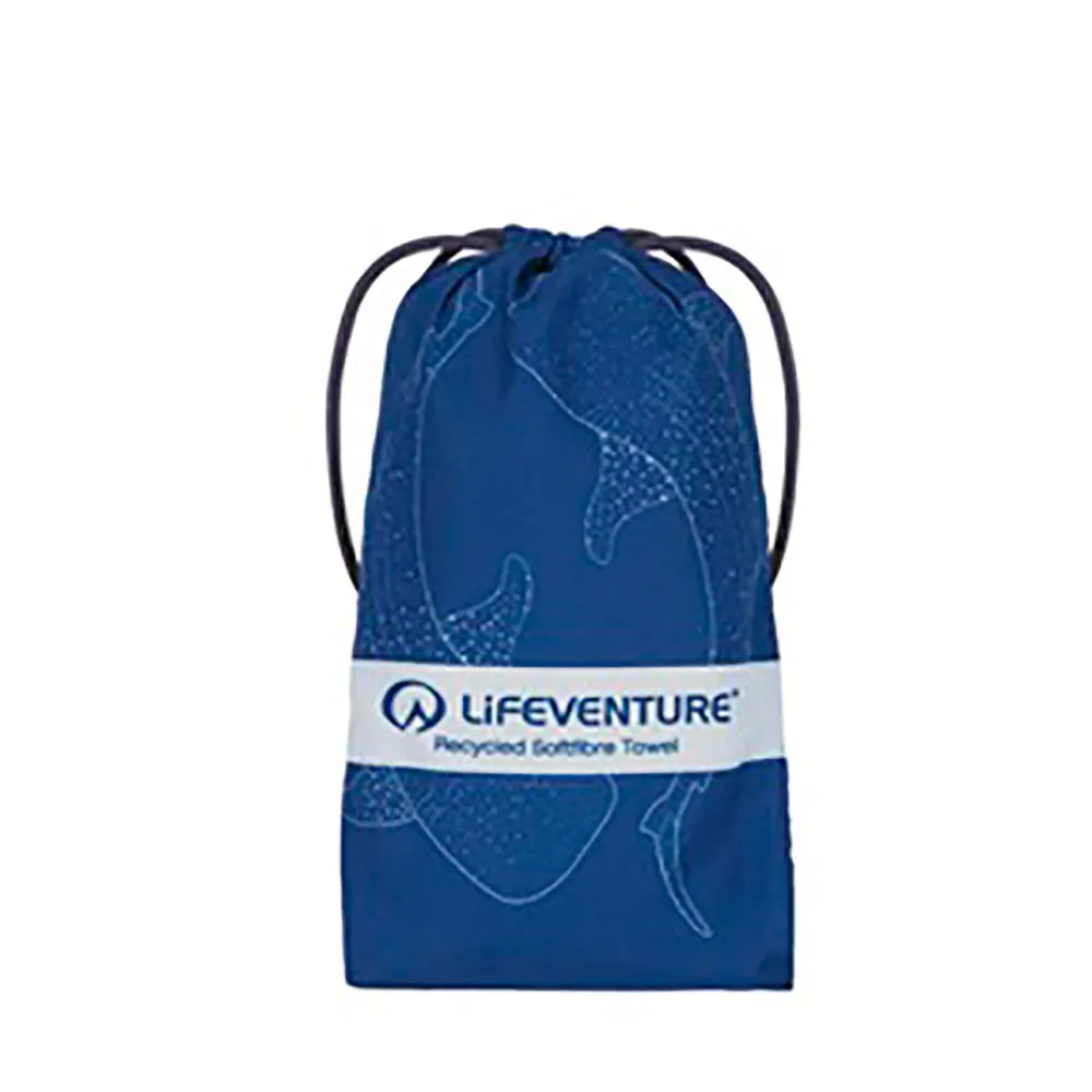 Купить Lifeventure LF63625 полотенце SoftFibre Recycled Giant Голубой Whale Shark 7ft.ru в интернет магазине Семь Футов