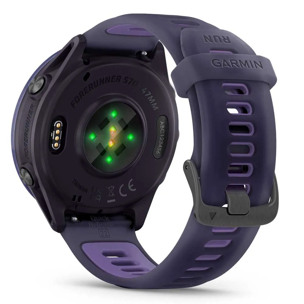Купить Garmin 010-02971-02 Reloj Forerunner 570 47 mm Фиолетовый  Indigo Aluminum / Translucent Imperial Purple / Indigo 7ft.ru в интернет магазине Семь Футов