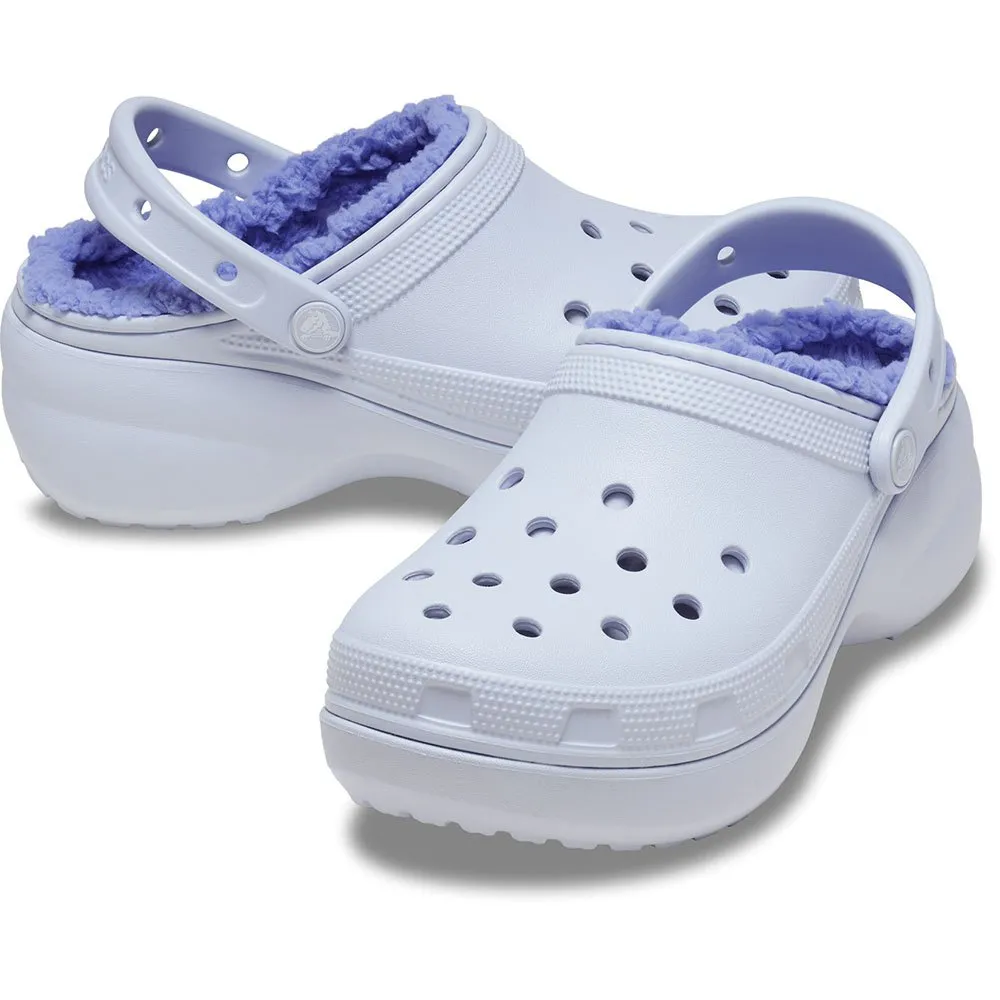 Купить Crocs 207938-5af-w5 Деревянные башмаки Classic Platform Lined Dreamscape 35x25x15 EU 34 7ft.ru в интернет магазине Семь Футов