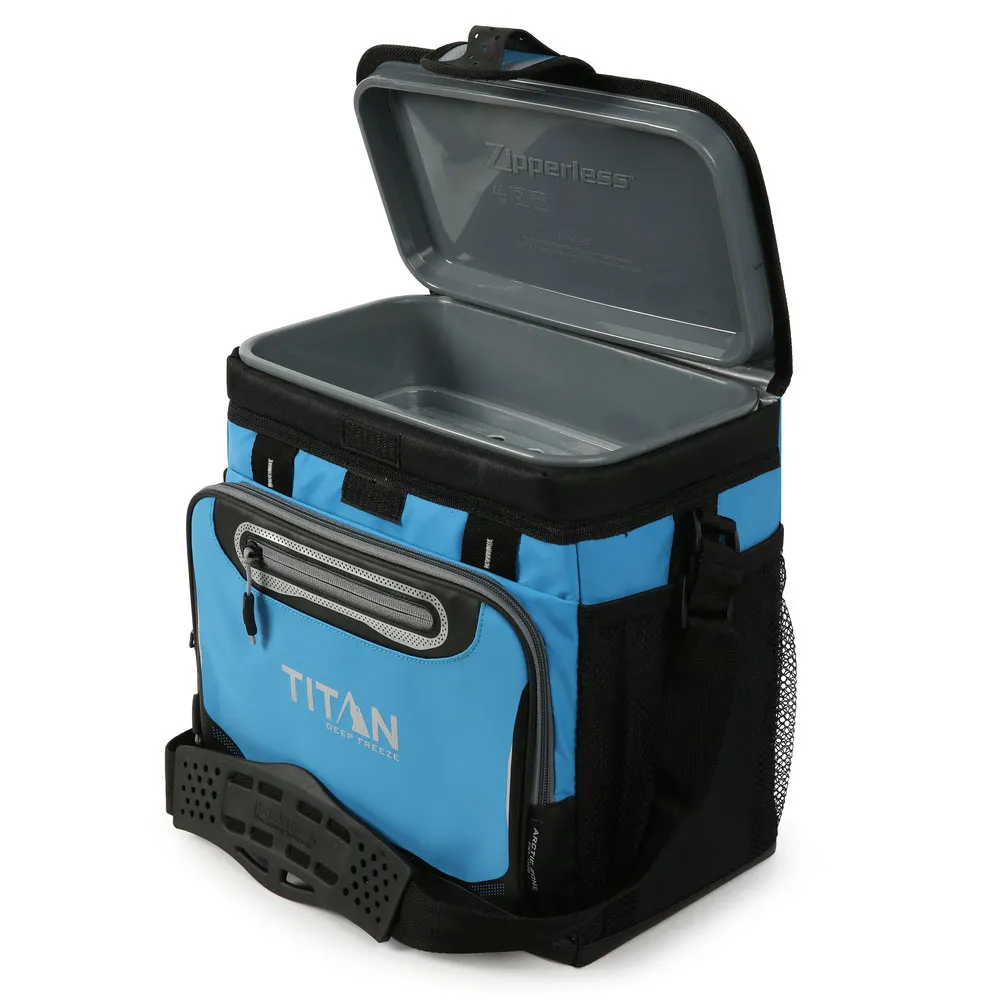 Купить Titan TI0010003267 Мягкий переносной кулер 16 Can Zipperless Hardbody 9L Blue 7ft.ru в интернет магазине Семь Футов