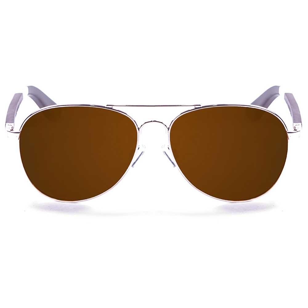 Купить Ocean sunglasses 18110.16 Деревянные поляризованные солнцезащитные очки San Remo Pear Wood Brown/CAT3 7ft.ru в интернет магазине Семь Футов