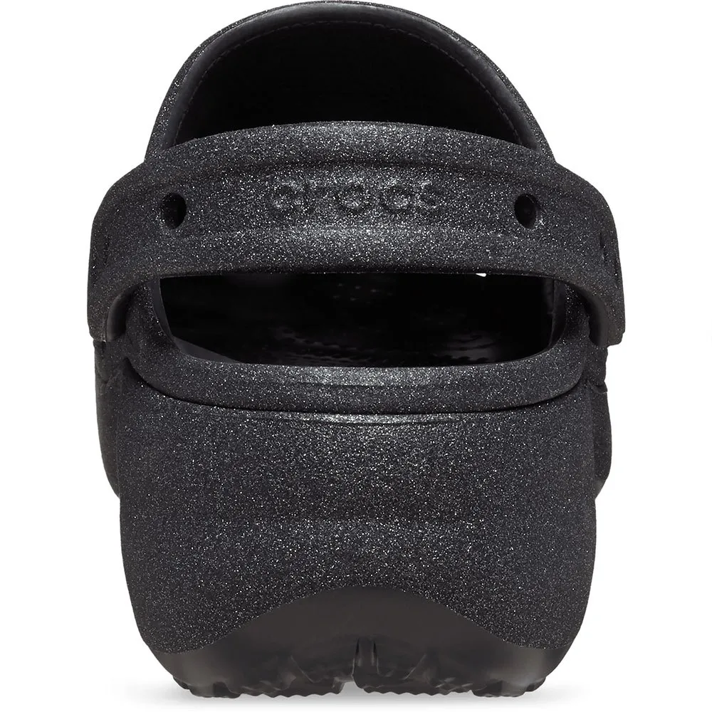 Купить Crocs 207241-001-w11 Деревянные башмаки Classic Platform Glitter Black 35x25x15 EU 42 7ft.ru в интернет магазине Семь Футов
