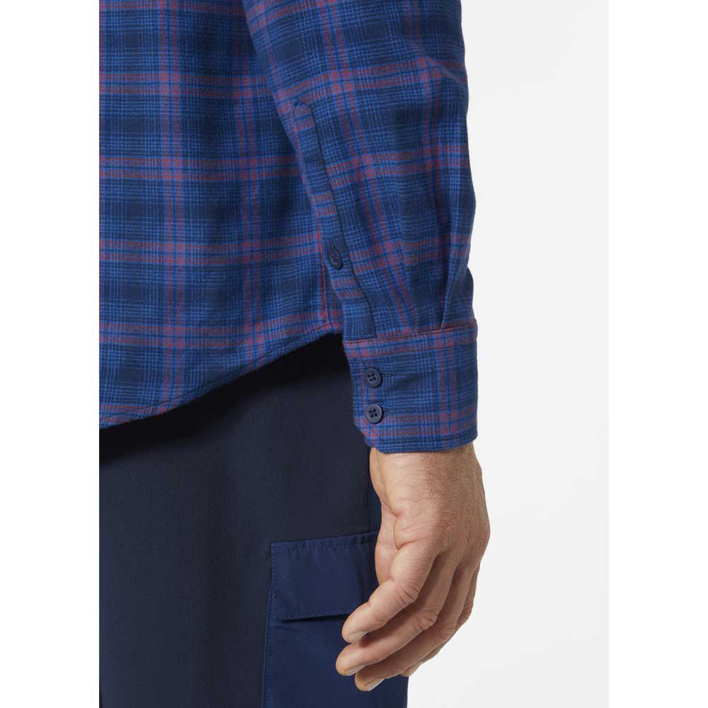 Купить Helly hansen 62731_584-L Футболка Lokka Organic Flannel Голубой Ocean Classic Plaid L 7ft.ru в интернет магазине Семь Футов