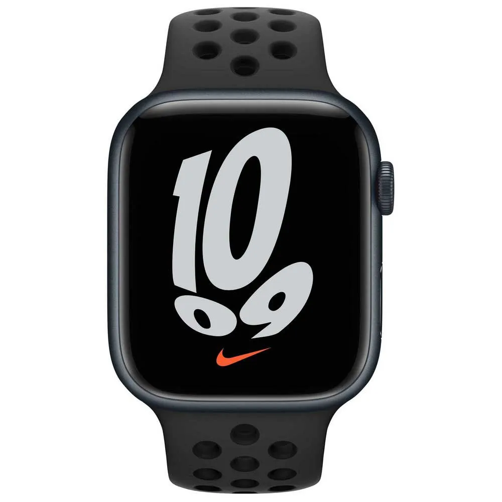 Купить Apple MKN43TY/A Watch Nike Series 7 GPS 41 mm Черный  Midnight Anthracite 7ft.ru в интернет магазине Семь Футов