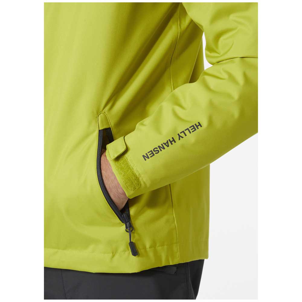 Купить Helly hansen 30253_452-2XL Куртка Crew Midlayer Желтый  Bright Moss 2XL 7ft.ru в интернет магазине Семь Футов