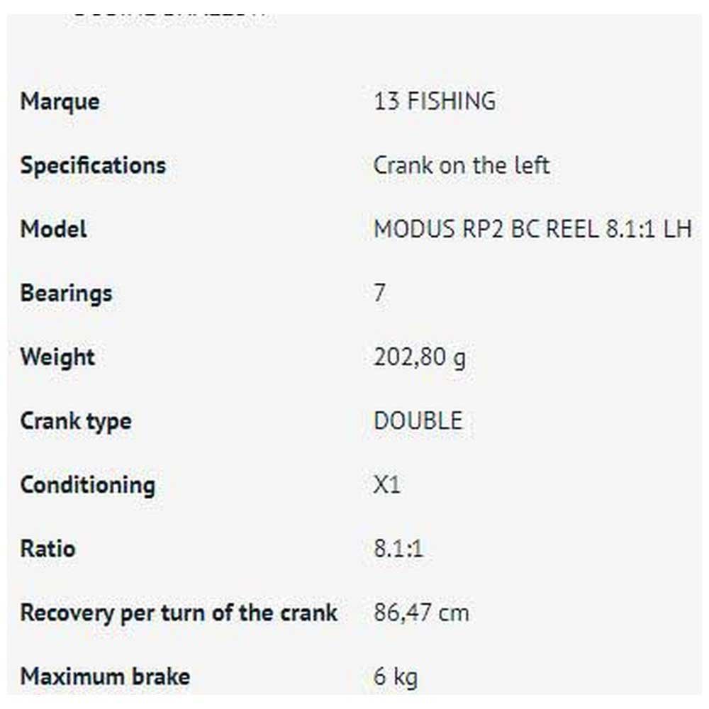 Купить 13 Fishing MODRP2-8.1-LH-F Modus RP2 LH Мультипликаторная Катушка  Black / Green Ratio: 8.1:1 7ft.ru в интернет магазине Семь Футов