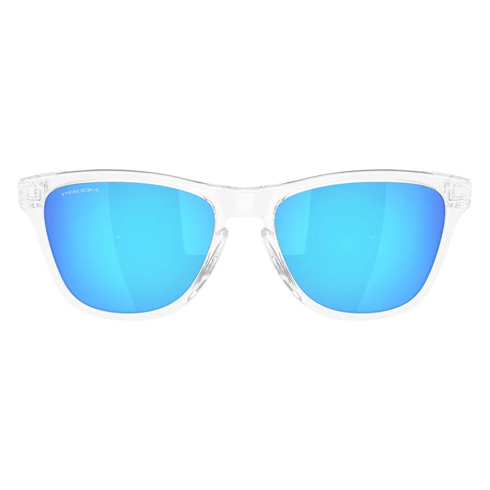 Купить Oakley OO9508-0153 Солнцезащитные очки Frogskins s Polished Clear / Polished Clear Prizm Sapphire/CAT3 7ft.ru в интернет магазине Семь Футов