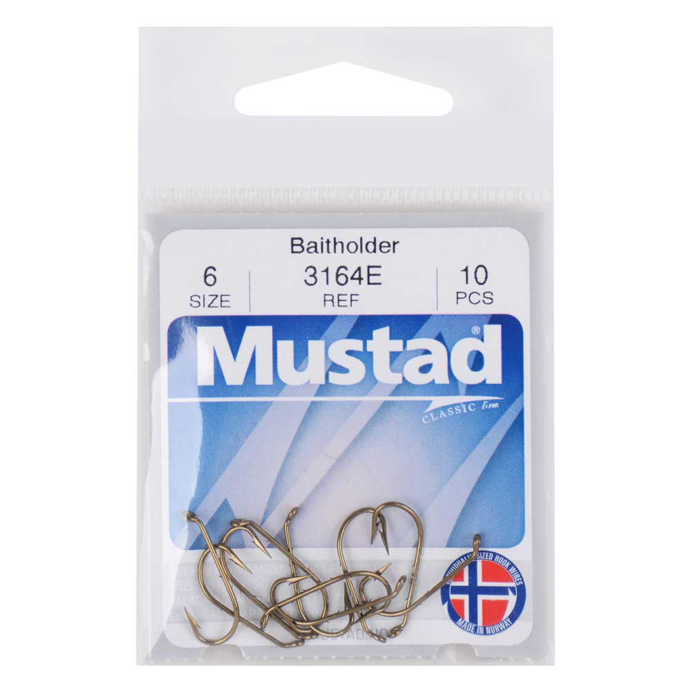 Купить Mustad 3164E-BR-1-C10 Best Kirby Classic Baitholder Крючки С Одним Глазком Золотистый Bronze 1 7ft.ru в интернет магазине Семь Футов