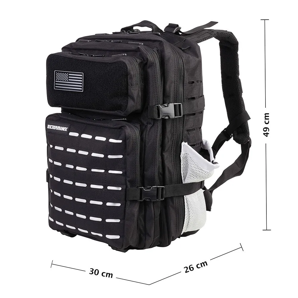Купить Elitex training v2-45l-blackwhite Рюкзак V2 45L Tactical Black / White 50x35x12 7ft.ru в интернет магазине Семь Футов