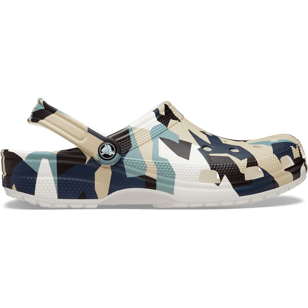 Купить Crocs 211009-94s-m7/w9 Деревянные башмаки Geo Camo White / Multi 35x25x15 EU 39 7ft.ru в интернет магазине Семь Футов
