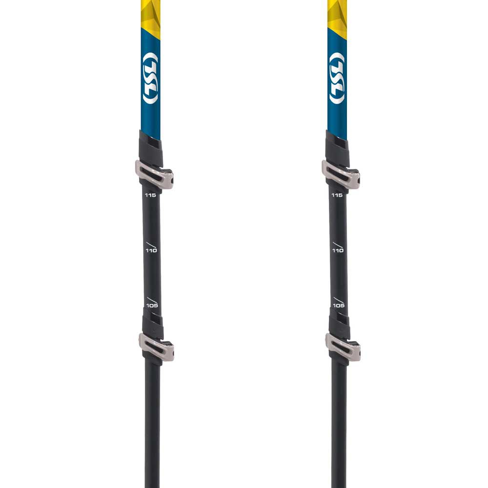 Купить Tsl outdoor PFBTOCC3CT Tour Carbon Compact 3 Cross Twist Голубой Blue / Yellow 62-125 cm 7ft.ru в интернет магазине Семь Футов